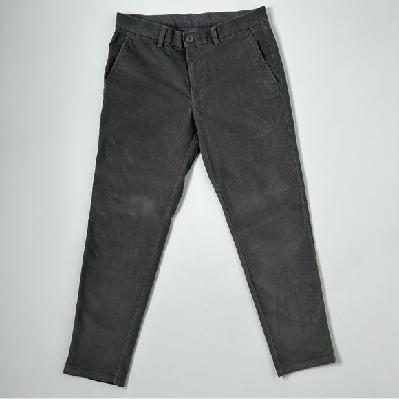 Kenneth Cole Reaction Mens Grey Corduroy Waist 33 - Picture 1 of 7